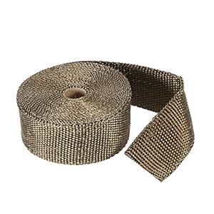 Docooler Cable Ties for Car Motorcycle 15m Heat Wrap Exhaust Manifold ...