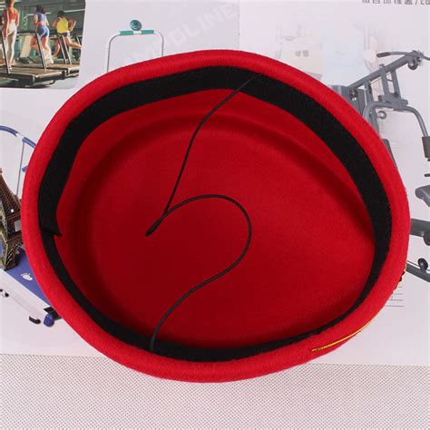 Buy SOIMISS Stewardess Hat Air Hostess Hat Grain Embroidery Label Cap ...
