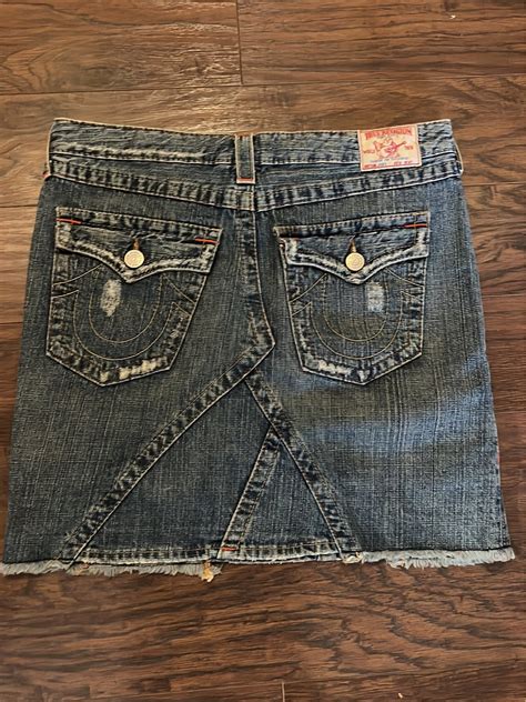 True Religion Silver Mini Skirts for Women | Mercari