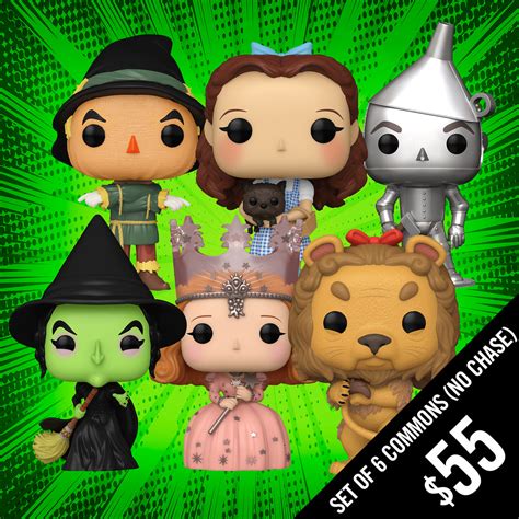 Pre-Order: Funko Pop! The Wizard of Oz: Set of 6 Commons (no-chase ...