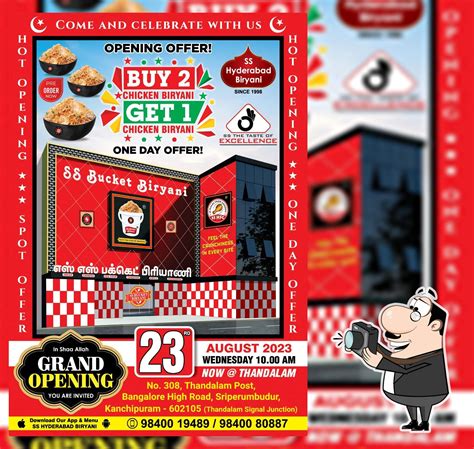 SS BUCKET BIRYANI Thandalam, Sriperumbudur - Restaurant menu and reviews