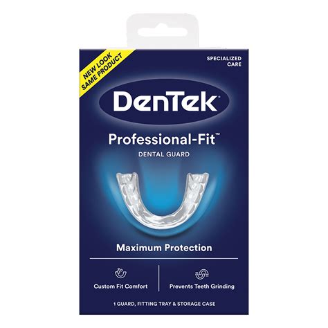 DenTek Mouth Guard for Nighttime Teeth Grinding, Professional-Fit ...