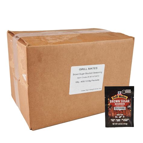 Amazon.com : McCormick Grill Mates Brown Sugar Bourbon Seasoning, 0.38 ...