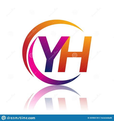 Yh logo Royalty Free Vector Image - VectorStock