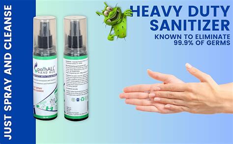 PathAll Antibacterial Germ Kill Spray, No Gas Sanitizer Spray With ...