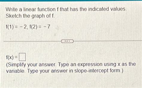 Image result for Write a Linear Function Using F 01F 2 9