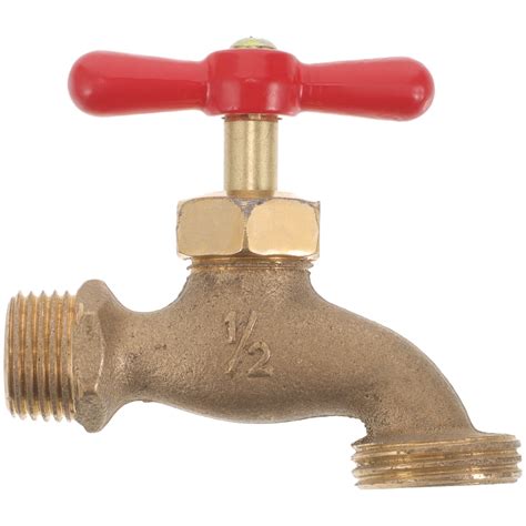Garden Hose Bibb Faucet/Valve, Outdoor Water Spigot with 1/2 Inch Male ...