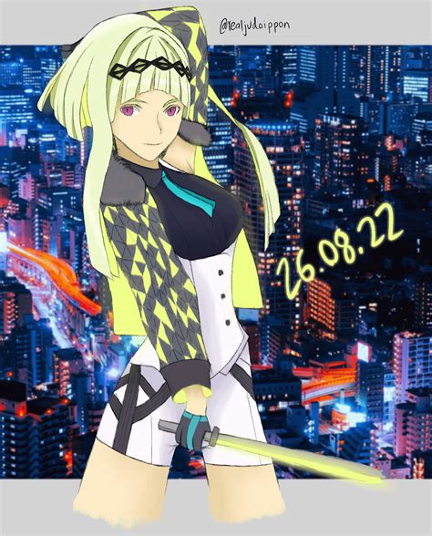 I drew Ringo from Soul Hackers 2 : r/Megaten