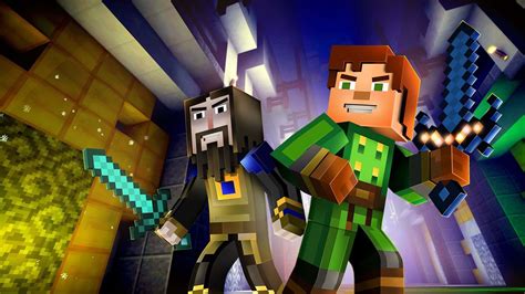 Download Captivating Minecraft Story Mode Adventure Wallpaper ...