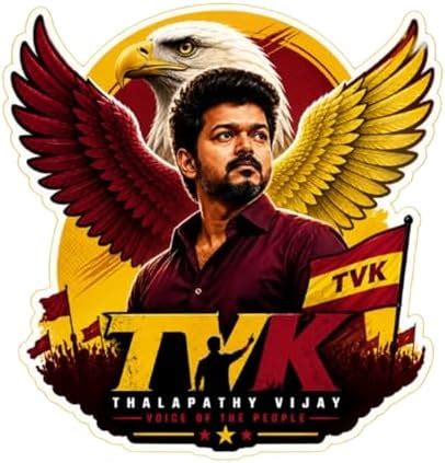 Arasan Graphics TVK Thalapathy Vijay Eagle Car & Bike Sticker – Premium ...