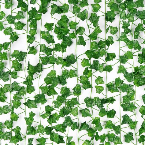 Buy Artflower 6.6Ft Artificial Ivy Leaf s Fake Ivy Vines Greenery ...