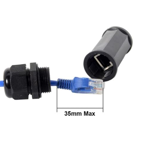 Buy Revo RJ45 Female to Female Waterproof IP 67 Outdoor Coupler (4-Pack ...