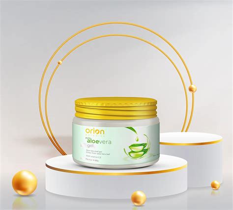Orion Botanica Natural Aloe Vera Gel with Vitamin E and Almond Oil ...