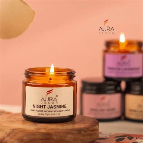 Jar and Container Candles - Aura Decor 2 Wick Candle Gift Set ...