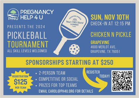 Pregnancy Help 4U 2024 Pickleball Tournament! – Northeast News