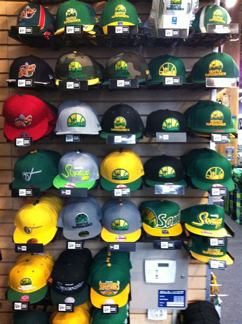 SuperSonics Hats in Seattle 2013