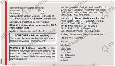 Tufacne 20 MG Capsule (10): Uses, Side Effects, Price & Dosage | PharmEasy