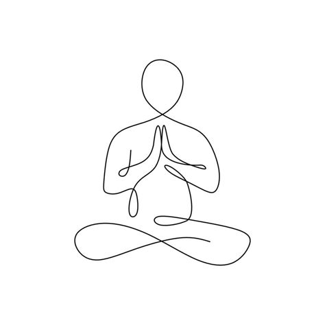 mindfulness meditation drawing
