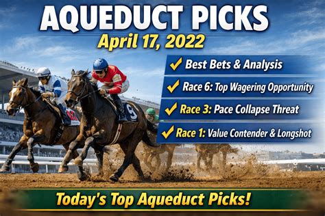 Aqueduct Picks for Today, April 17: Best Bets and Race Analysis - Today ...
