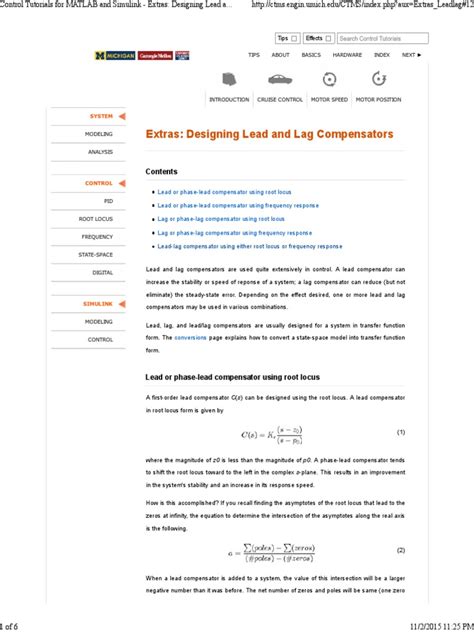 Making a Linear Compensator 的图像结果