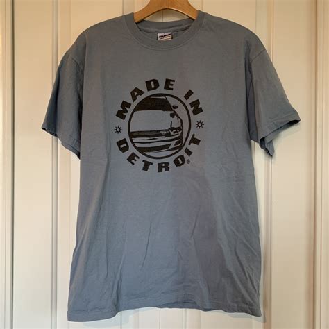 Made In Detroit Muscle Car Motor City Shirt Sz M - Gem