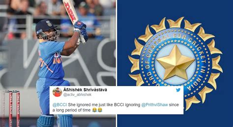 Prithvi Shaw: "She ignored me just like BCCI ignoring Prithvi Shaw ...
