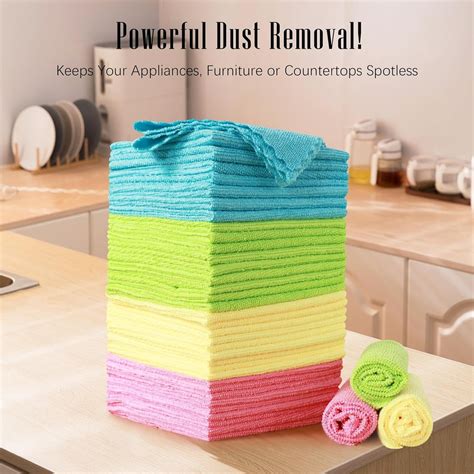 Super Absorbent Microfiber Dish Cloths – Reusable Kitchen & Home Clean ...