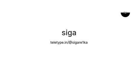 siga — Teletype