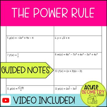 Image result for Math Power Rule