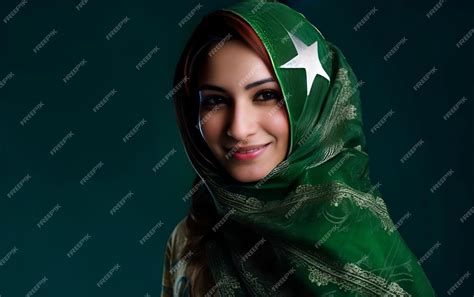 Beautiful Pakistani girl in Pakistan day celebration on 14th August ...