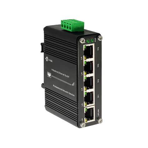 Buy Industrial 5 Ports Fast Ethernet Switch Hardened RJ45 10/100Mbps ...