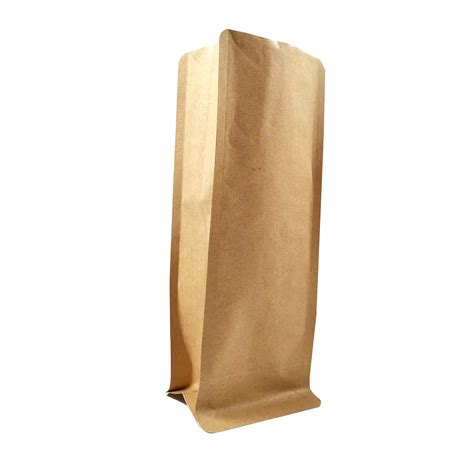 Side Gussets Kraft paper bag Aluminum Foil Food Bag Coffee Beans Tea ...