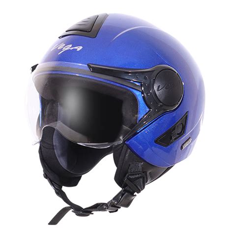 Vega Verve Blue Helmet | Shop Helmets at BIKERSTORE.IN – BikerStore.in