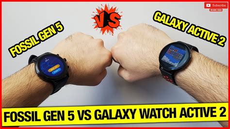 Fossil gen on sale 5 vs samsung
