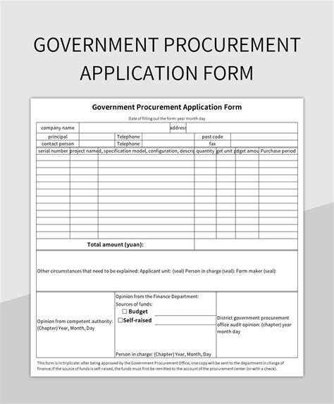Image result for Local Government Procurement Template