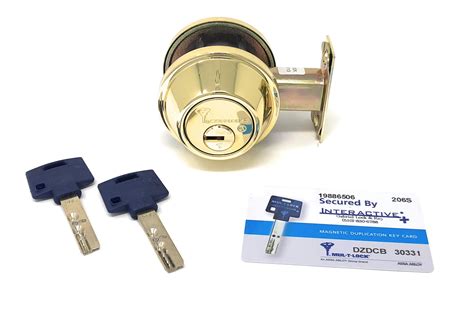 Buy MUL-T-LOCK Double Cylinder Cronus DEADBOLT Interactive+ (Bright ...