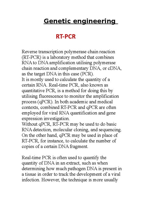 Image result for Reverse Transcriptase PCR Steps