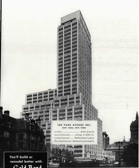 Historia de los Rascacielos de Nueva York: 1949, EL EDIFICIO 100 PARK ...