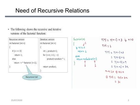 Image result for Recurrence relation Solutions