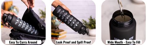 InstaCuppa Sipper Water Bottle with Motivational Time Markings ...