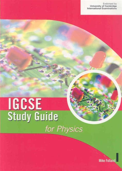 Cambridge IGCSE Study Guide for Physics (IGCSE Study Guides) : Folland ...