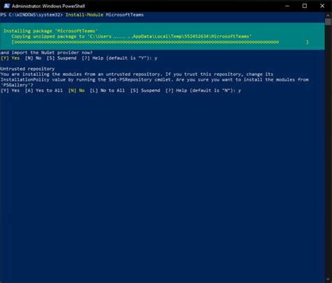 Image result for Install Teams PowerShell Module