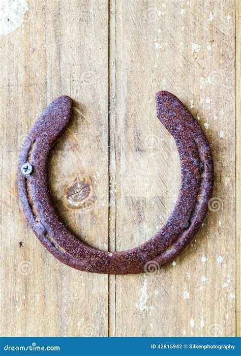 Good Luck Horseshoe stock photo. Image of rusty, luck - 42815942