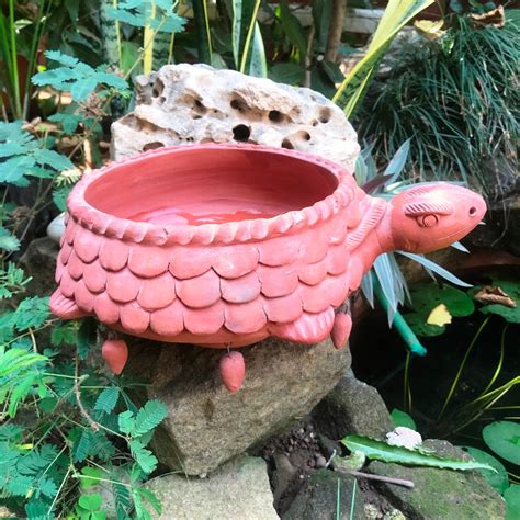 Terracotta Tortoise Planter