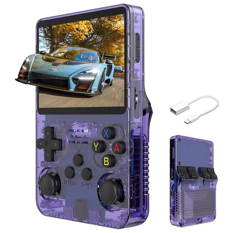 Lncboc R36S Handheld Game Console, 3.5 Inch Ips Retro Video Game ...