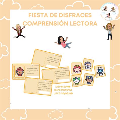 COMPRENSIÓN LECTORA: DISFRACES - Aula en Juego