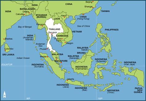 Singapore and Thailand Map: Explore Southeast Asia’s Gems