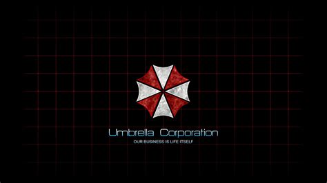 Resident Evil HD Wallpaper: The Iconic Umbrella Corporation Logo