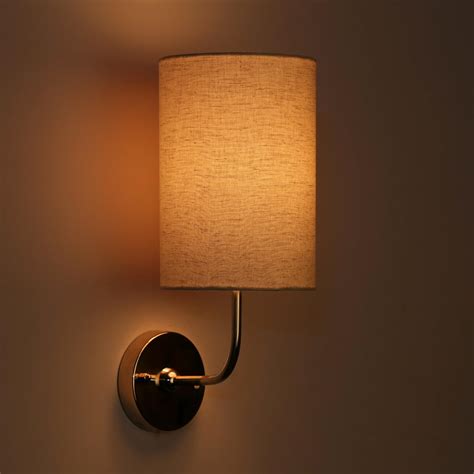 Craftter Wall Lamp for Living Room & Bedroom | Stainless Steel Base ...