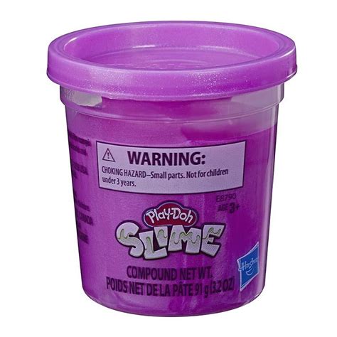 Buy Play-Doh Brand Slime Compound Single Can, Metallic Purple Online at ...
